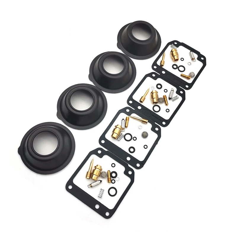 

4set Motorcycle Carburetor Repair kit with diaphragm Vacuum for YAMAHA XJ550 1981-1983 XJ550 Maxim