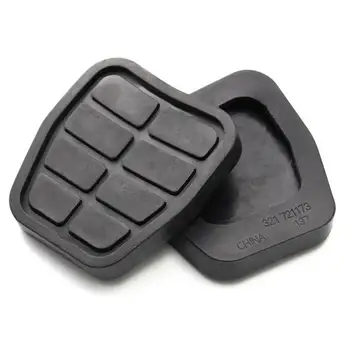 

2PCS Black Rubber Pedal 321721173 C44 CLUTCH Brake Pads For VW Golf Jetta MK2 Pedals Interior Auto Replacement Parts