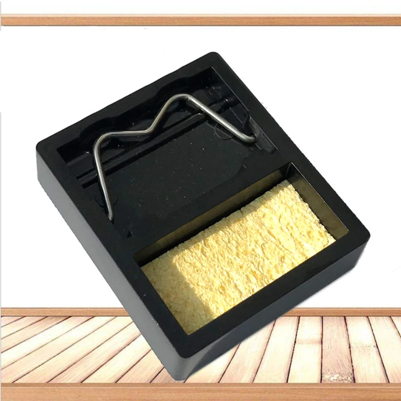

1PC Bakelite Solder Iron Stand Holder High Temperature Resistance Soldering Iron Shelf Bakelit Place Tool
