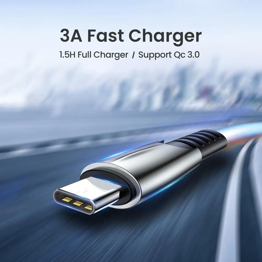 3A type c USB кабель USB C провод для быстрой зарядки для samsung Xiaomi huawei телефонный адаптер type-C usb-C кабель провод зарядное устройство 3 м type c