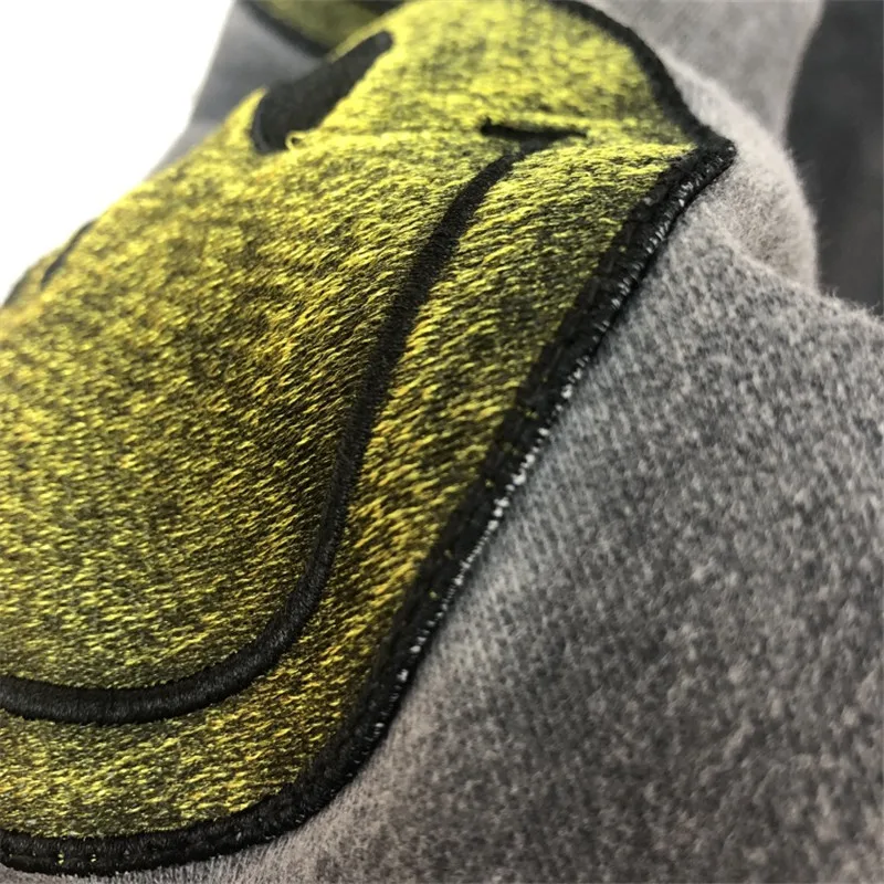 Smiley face Thick Washed Do Old embroider Sweatshirts Men Women Streetwear Thick Washed Do Old Hoodie Hooded