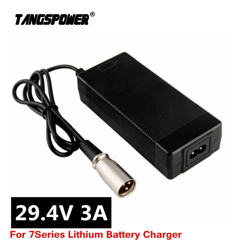 29.4v3a литиевая батарея зарядное устройство 7 серия 29 4 V 3A для 24V аккумуляторная