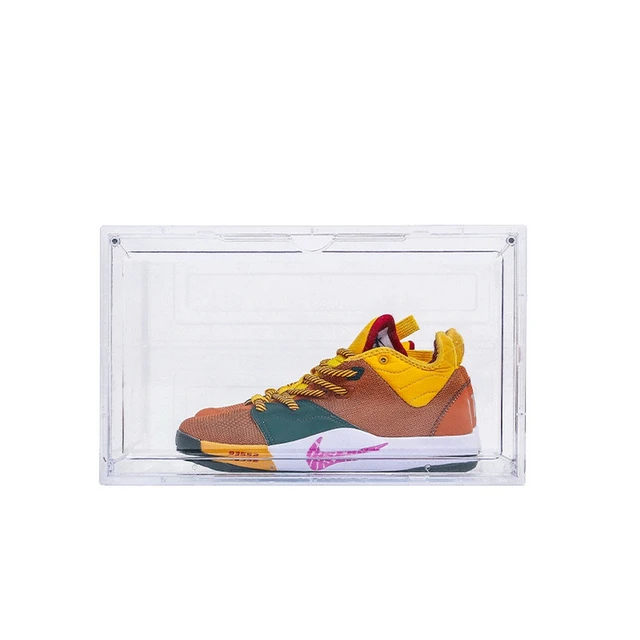 Caja De Zapatos Transparente Apilable Clamshell Sneaker Baloncesto