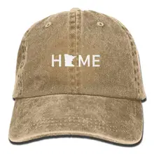 Миннесота домашние бейсболки джинсовые головные уборы для мужчин и женщин