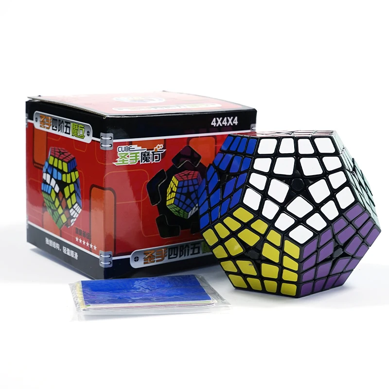 

Shengshou Megaminxeds 4x4 Magic-Cube Speed Puzzle Cubes SengSo Kilominx Stickers Cubo magico toys professional 12 sides cube