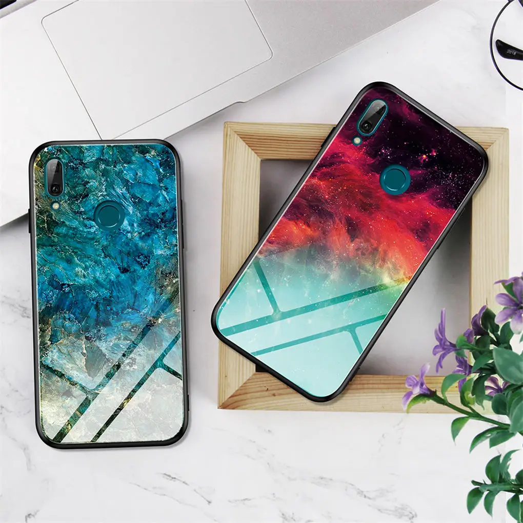 Защитный чехол из закаленного стекла для Honor 10i 20 20i Pro с градиентом цвета |