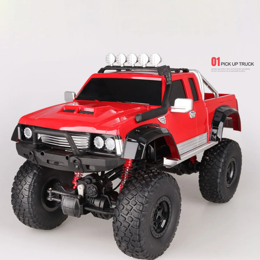 51 см 1:8 4WD 2,4G пикапа высокая скорость Bigfoot грузовик RC альпинистская модель автомобиля образовательная игрушка подарок для ребенка взрослый-синий красный XL