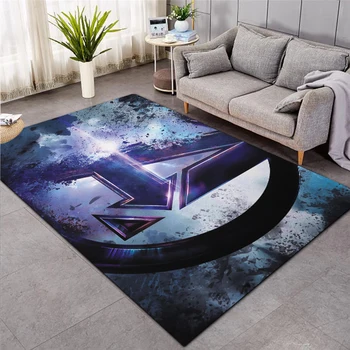 

New Superman/Batman/US Captain/The Avenger Thick Carpet Mat for Living Room Doormat Flannel Print Bedroom Non-slip Floor Rug 021