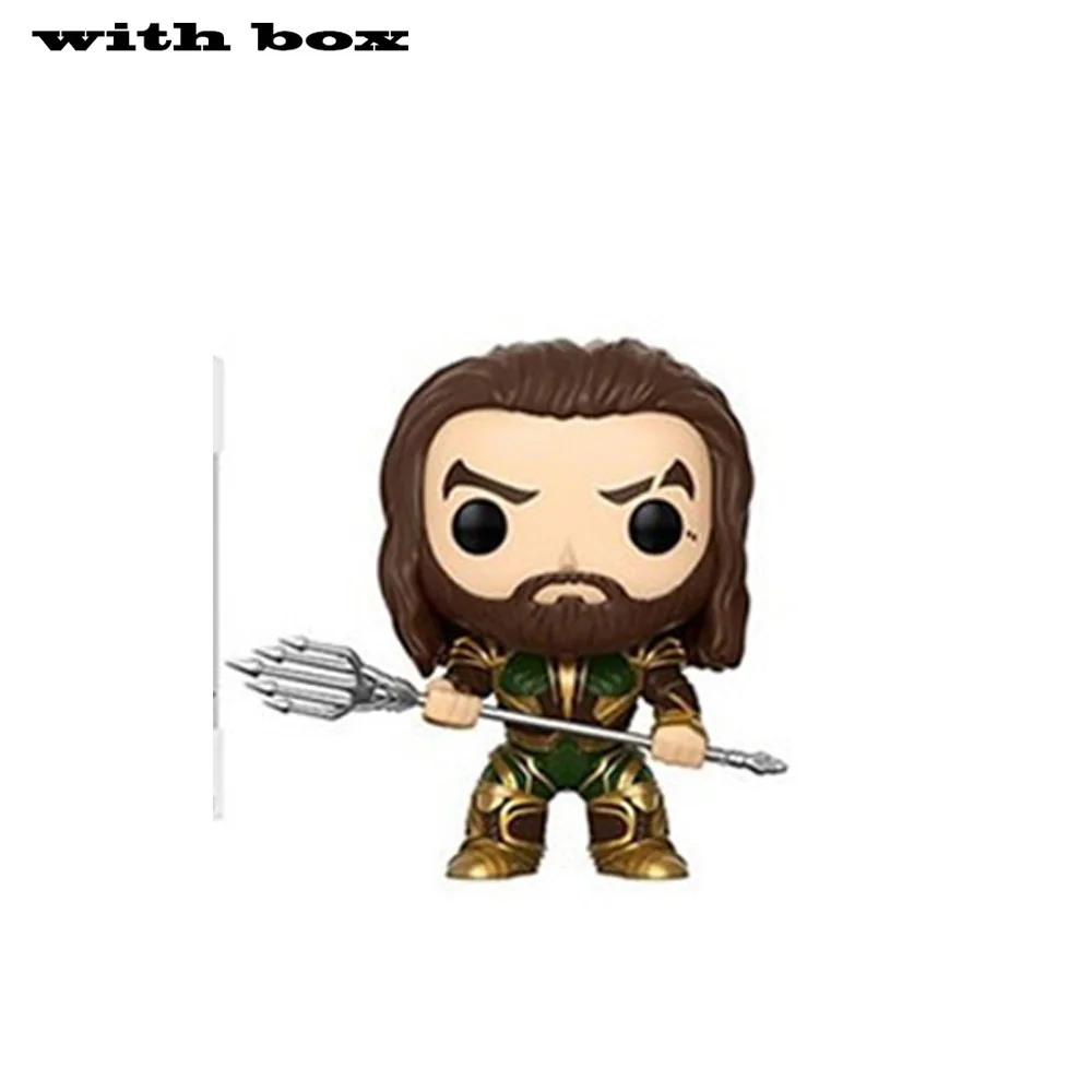 Поп Лига справедливости Аквамен Супер Герой Чудо Женщины ПВХ фигурку игрушки