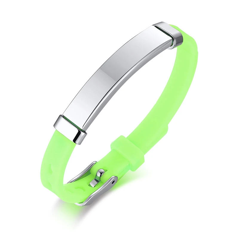 VNOX Braccialetti di allerta medica per uomini e donne bambini con incisione gratuita regolabile in acciaio inox maglia di emergenza medica ID braccialetti braccialetto braccialetto, 8.2 inches