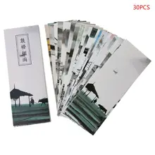 30 шт. зимние Соната закладки бумажные страницы заметки этикетки сообщения карты книга маркер школьные принадлежности канцелярские товары LX9A