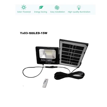 

100/75 Led solar light lamp floodlight Outdoor Street Waterproof Wall LED Power Street Garden Security Lamp indoor remote timer