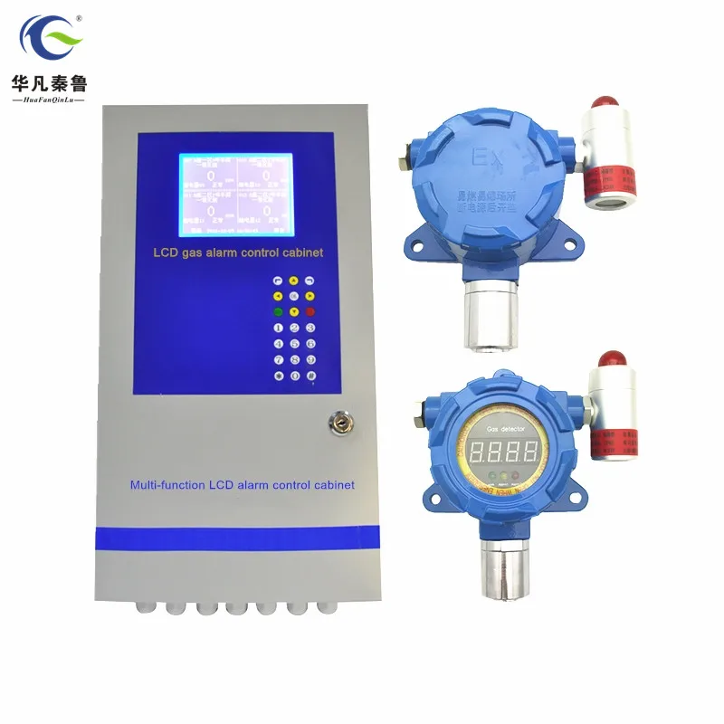 

Wall mounted lpg gas leak alarm control panel 4-20mA gas detector controller