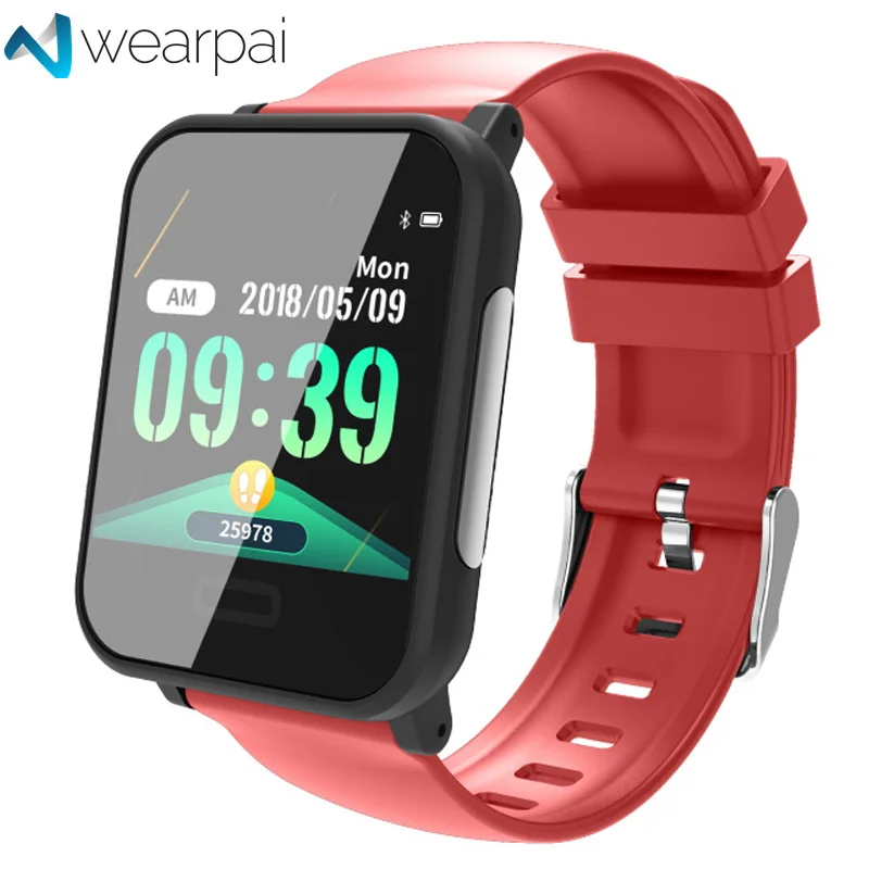 Wearpai E33 Smart Watches ECG Heart Rate Monitor Band ip67 Fitness Tracker Bracelet Alarm Clock sports for men women | Электроника