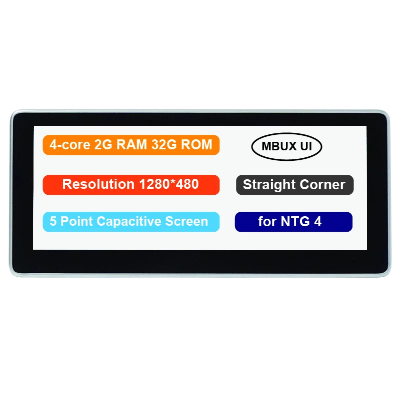 4G ram Android дисплей для C Class W204 2008- W205 GLC 10,2" сенсорный экран gps навигация Стерео Радио мультимедийный плеер - Цвет: 4-core 2-32G NTG4