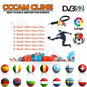 

New Stable Portugal 6 Lines CCcam Server for OScam Germany portugal Poland Italy 1year CCcam clines Europe Satellite TV Receiver