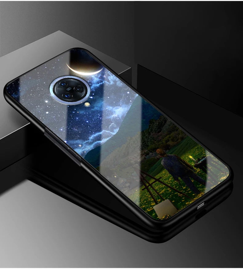 26 For vivo nex3 Tempered Glass Case Hard Back Cover Phone Case For Vivo NEX 3 NEX3 5g v1924a TPU Bumper Cases For VivoNEX3 - Цвет: 26