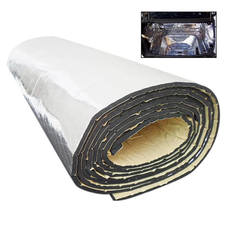 

10mm 200X100cm Car Audio Noise Control Sound Deadener Car Heat Shield Insulation Proof Mat Sound Car Insulation Cotton Parts