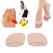 Мягкие нейлоновые антальгические подушечки для ног носок разделитель стельки для передней части стопы Поддержка колодки большого пальца вальгусная деформация протектор Обнаженная Абсорбирующая подушечка носки