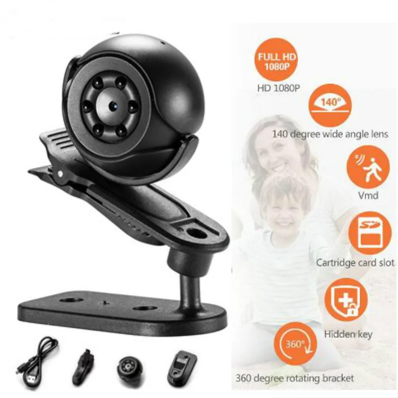 

HD 1080P Camera Mini Camera Mini Camera high quality Portable Cam Wide Angle Night Vision Camera