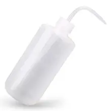 500 мл поливочный инструмент пластиковый LDPE лабораторная очистка бутылки для мытья татуировок чистая выдавливаемая мерная бутылка для лаборатории