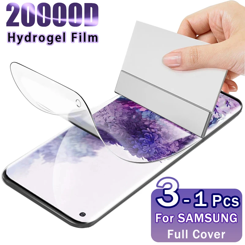 

3PCS For Samsung Galaxy S22 S21 S20 Ultra Plus Screen Protector Note 20 10 9 8 S10 S8 S9 Plus Lite S10E S20FE A52 S 5G Not Glass