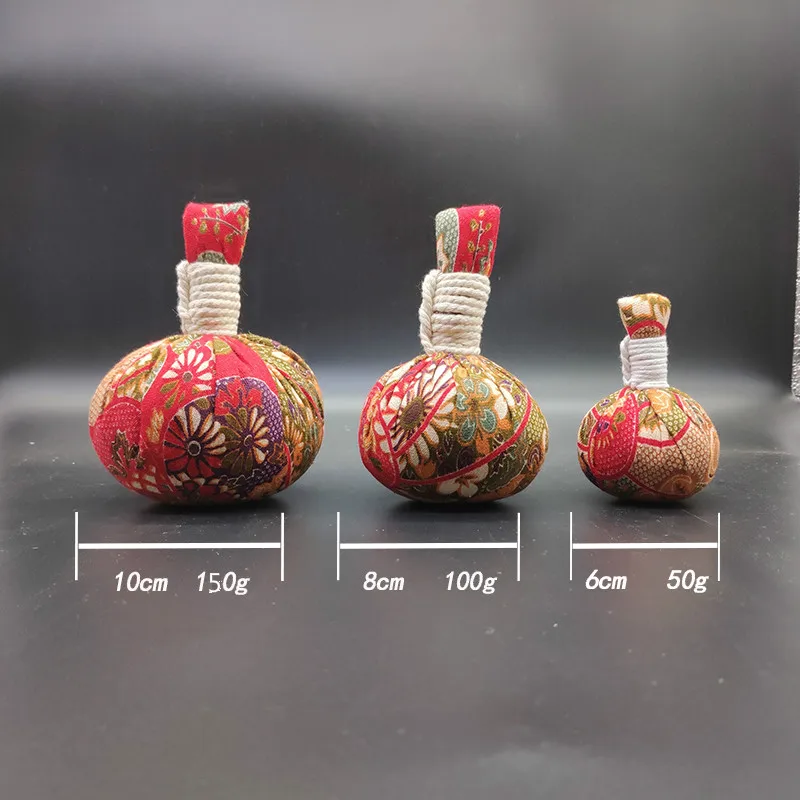 3pcs Thailand Aromatherapy Herbal Medicine Massage Ball Sunburn Wormwood Medicine Bag Roll Whack Pack incense Aromatherapy Pack
