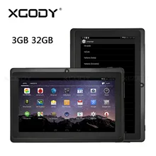 Tablet PC Android 7inch Double-Screen 16 3 Touch GB HD Wifi 1-Gb 32-Gb TF Quad-Core