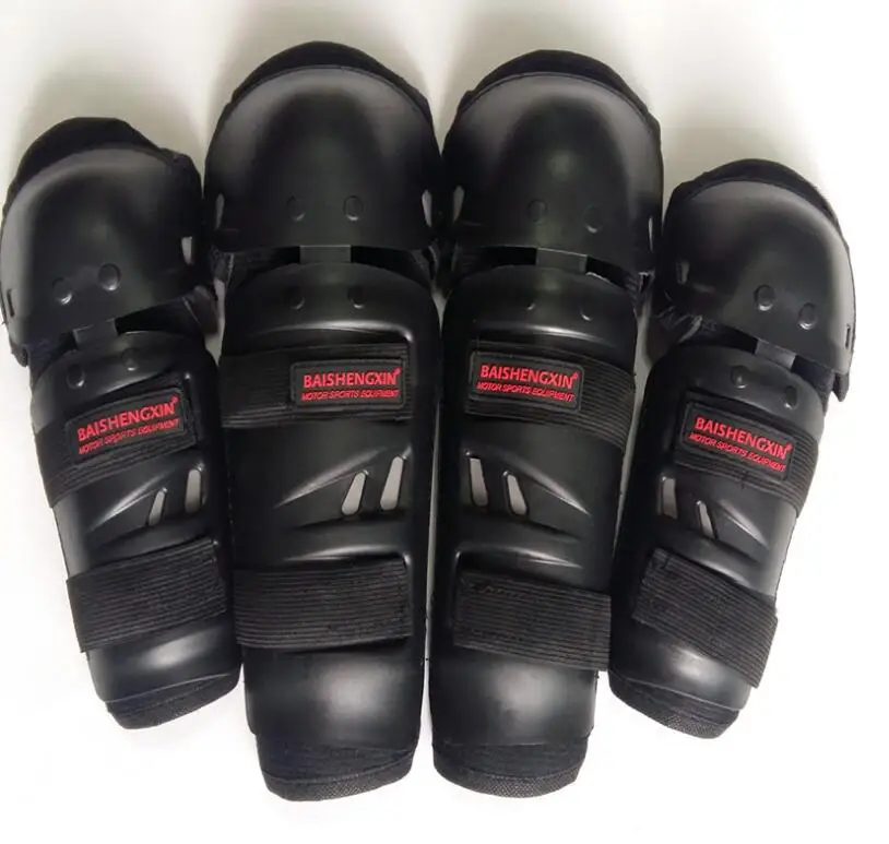 

Motorcycle knee and elbow protection for cross-country riding four-piece protection set for adults and children