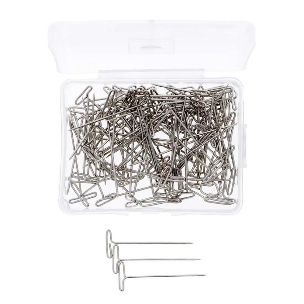 50 100 200Pcs Pack 32mm T Pin Clips For Making Wig Hair Extension Fix