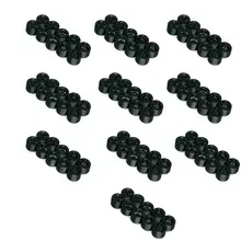 Lentille de focalisation en plastique pour Laser IR, 100 pièces, bleu, rouge, vert