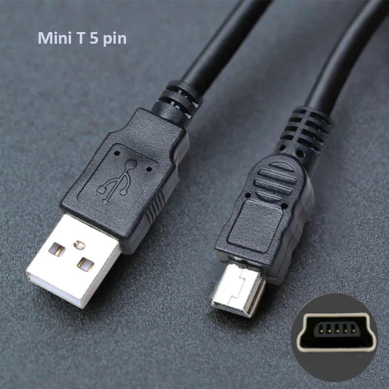 Mini Type T 5pin USB Data Cable Charge Sync Power For Body Worn Camera Story Machine Ebook Game | Мобильные телефоны и