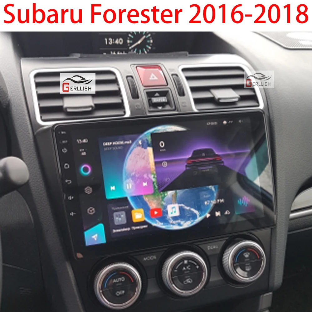for Subaru Forester 4 SJ WRX XV 2016 2018 Central Multimidia Android
