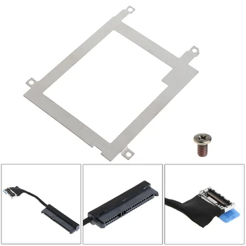 

Hard Disk Drive Caddy Tray Bracket SATA Cable Connector For Dell Latitude E7440
