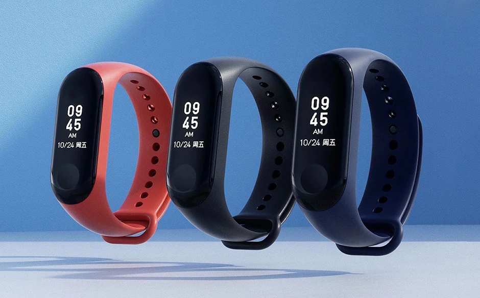 Xiaomi mi Band 3 фитнес-трекер умный Браслет 0,7" OLED сенсорный экран 50 м водонепроницаемый mi band 3 Смарт-браслет