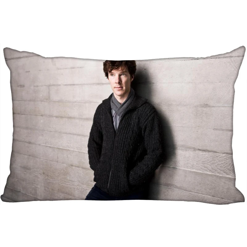 Заказной Бенедикт Cumberbatch Печать наволочки Две стороны Стандартный атлас шелк мягкие прямоугольные Наволочки на молнии больше размер - Color: 20