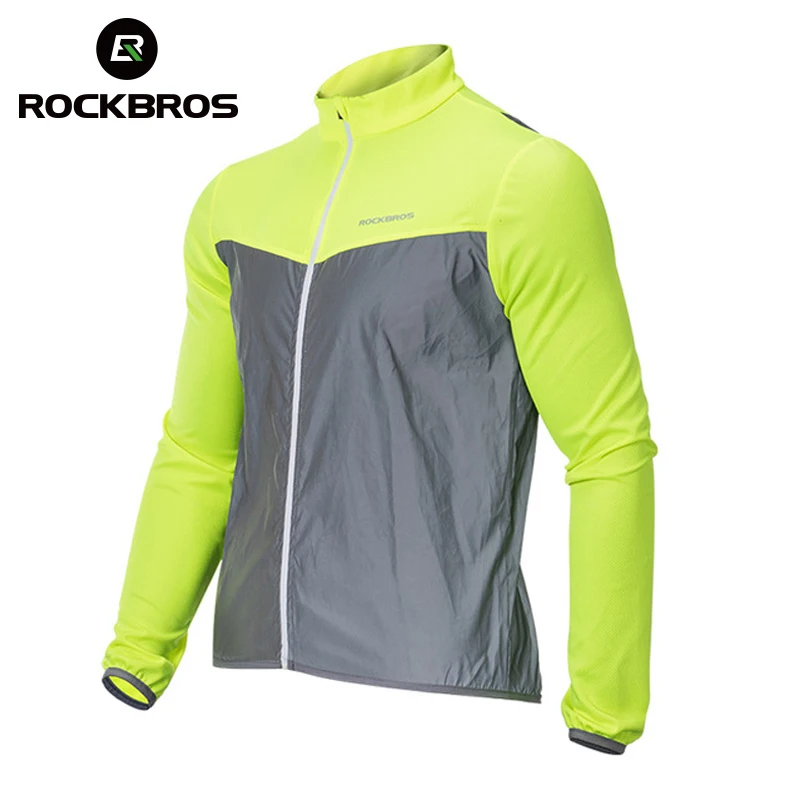 ROCKBROS Windproof Bicycle Vest Breathable Polyester Jacket Safety
