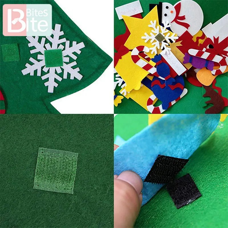 1 шт. фетровая Рождественская елка детские игрушки DIY подарки на год искусственное дерево висячие украшения Рождественское украшение детские товары