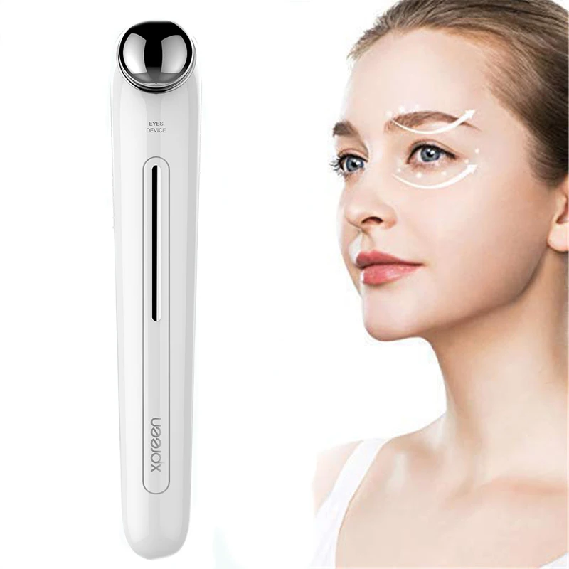 Mini Eye Massager Care Instrument Beauty Remove Wrinkles Dark Circles Puffiness Massage Relaxation Device | Красота и здоровье