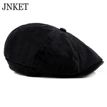 JNKET, модная мужская и женская кепка, кепка с острым носком, повседневная восьмиугольная кепка, плоская кепка, хлопковая кепка, Кепка