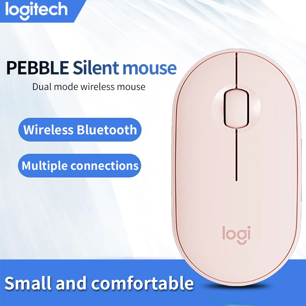 Оригинальная Беспроводная Bluetooth мышь Logitech pebble M350 для бизнеса и офиса