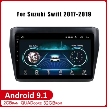 

9" 2 Din Android 9.1 Car Radio GPS for Suzuki Swift 2017 2018 2019 Head Unit WIFI Multimedia Player Audio HD Touch Screen Map BT
