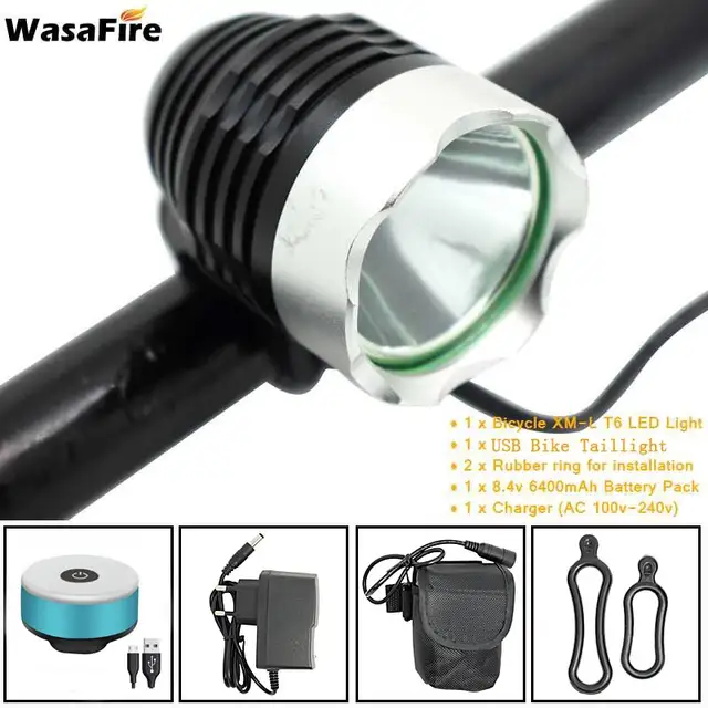 18650 battery bike light