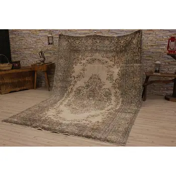 

Natural Rug, Decorative Antique Furniture Turkish Furniture Brown Rug, Beige Rug, Kitchen, Living Room Rug, Dining Room Rug