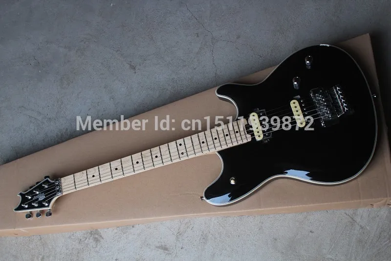 Hardcase высокое качество EVH Вольфганг Электрогитара EVH Вольфганг матовый черный плоский черный Электрогитара