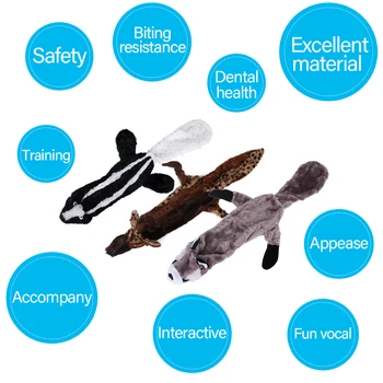 

Hot 5PCS Puppy Toys Squeaky Dog Toys Dog Plush Toys for Puppy Dogs Cat Chew Squeaker Squeaky ToyStuffed Chew Dog Toys