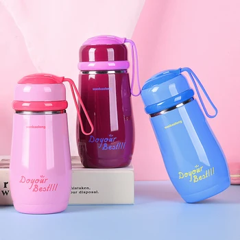 

Creative Insulation Cup Male and Female Students Cute Stainless Steel Portable Fashion Tea Cup with Filter Water Cup Thermos