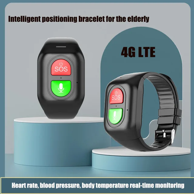 New Design Wearable Thermometer Wristband Smart Bracelet Smartwatch GPS  Body Temperature Monitor - China GPS Track, GPS Watch for Quarantine People
