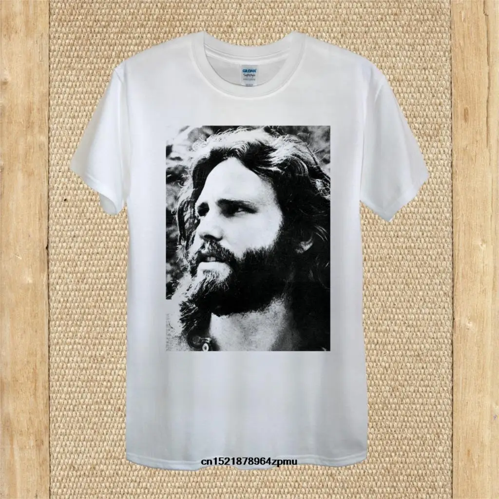 Мужская летняя футболка Douglas Jim Morrison дизайнерская популярная белая черная Qualit