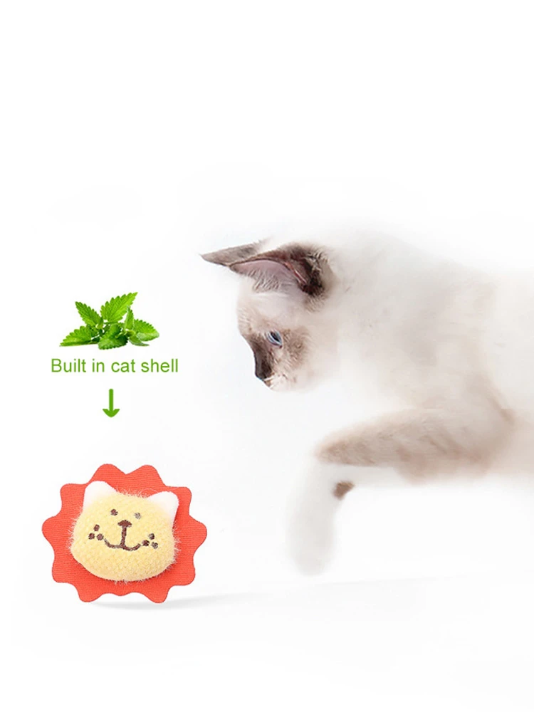 Jouet En Forme De Tete De Lion Pour Chat En Velours Ananas Herbe Aux Chats Mignon Fournitures Pour Animaux De Compagnie En Peluche Douce Broderie En Forme De Patte Contient De L Herbe
